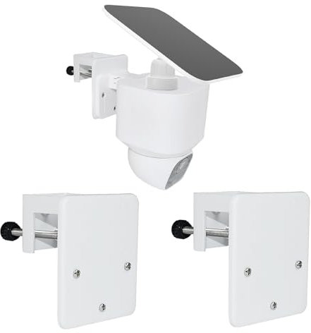 2 Pack Kamera Halterung Dachrinnenhalter Kompatible mit Eufy Security SoloCam S340/ SoloCam E30 überwachungskameras, Keine Bohr-Installation, Dachrinnenhalterung Halter Zubehör für SoloCam S340/E30