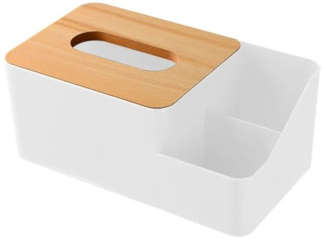 Fictory Scatola per fazzoletti da tavolo, telecomando, facile accesso, elegante decorazione per la casa