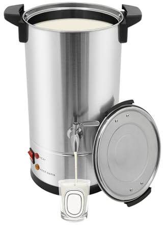 Fusciera per la produzione di candele, scioglimento di cera elettrico con rubinetto e controllo della temperatura, pentola per fusione, set fai da te per hobby fai da te e negozi di candele (10 l)
