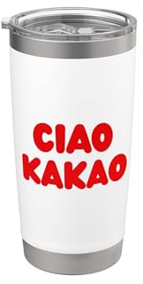 CIAO KAKAO Doppelwandiger Edelstahl-Thermobecher