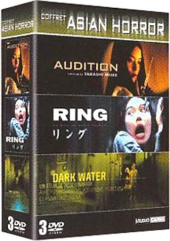 Coffret Asian Horror 3 DVD : Ring / Dark Water / Audition