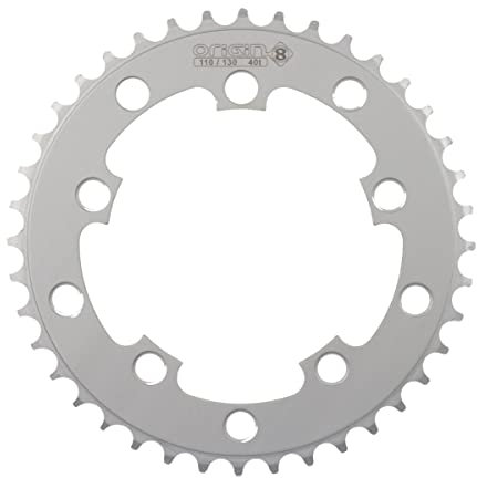 ORIGIN8 BMX/Singlespeed/Fixie Kettenblatt, 40t, 110/130 BCD, 3/32, Silber