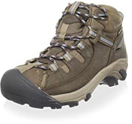 KEEN Women's Targhee 2 Mid Height Waterproof Hiking Boot, Slate Black/Flint Stone, 4 UK