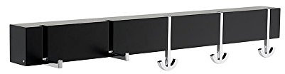 pieperconcept ANCORA 5 CINQUE schwarz Wandgarderobe wandhaken pieper concept union 8117