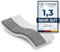 Betten-ABC - KSP-500-90x190 cm (H4) - 7-Zonen Matratze aus Kaltschaum - Hypoallergen & Antibakteriell - Oeko-TEX® Zertifiziert - Bezug abnehmbar & waschbar - Lieferung per Paket