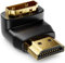 Betron HDMI to HDMI Angle Adapter – 90 Degree Left Angle Connector, 4K UHD Compatible, Gold-Plated for TV, Monitor, Gaming, and Home Theater