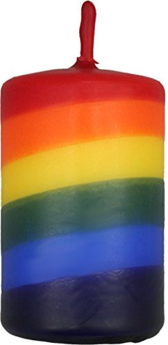 Unbekannt ahrens Stumpenkerze Regenbogen