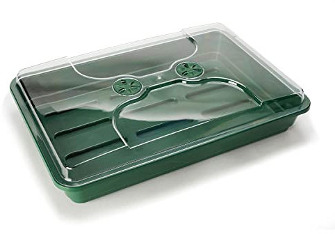 EarlyGrow MPL50086/P Zimmergewächshaus, flach, groß, 58 x 38 x 12 cm, Grün
