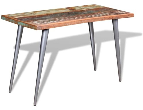 vidaXL Esstisch Esszimmertisch Holztisch Recyceltes Massivholz 120 x 60 x 76 cm