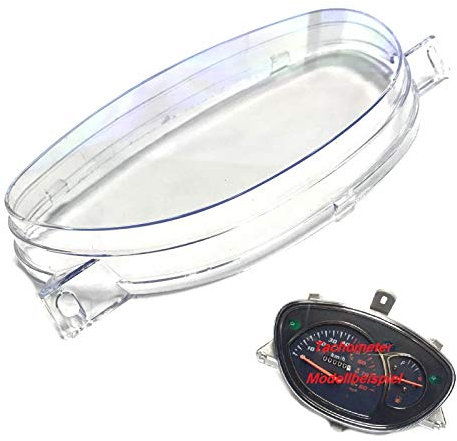 TACHO/TACHOMETER/COCKPIT/INSTRUMENTENBLOCK - ERSATZ GLAS für REX MONZA 50 STRATOS MONTANA SCOOTER und baugleiche SHENKE JONWAY JINAN QINGQI CHINA ROLLER