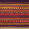 ABAKUHAUS Orange Stoff als Meterware, Abstraktes Ethno-Gekritzel, Seidiger Satin Stoff Zum benähen von Heimtextilien, 2M (148x200cm), Orange Pflaume Rot