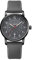 WENGER Herren Armbanduhr Avenue Ø 42mm, Swiss Made, Analog Quarz, Wasserdicht bis 100 m, Silikon-Armband, Grau, 01.1641.120