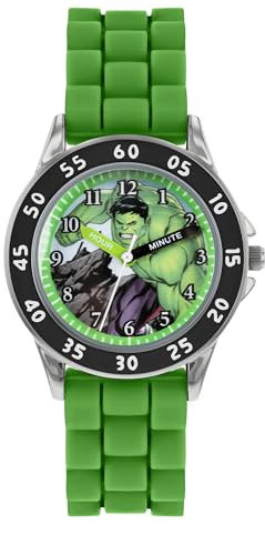 Avengers Jungen Analog Quarz Uhr mit Silicone Armband AVG9032