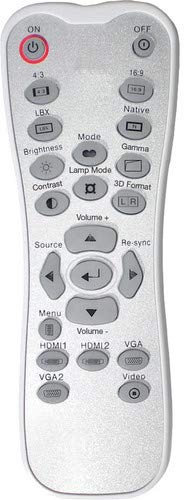 Gotronic BR-3067B - Mando a distancia para proyector Optoma HD25 HD25e HD25V HD25-LV HD131X HD131Xe HD131Xw HD30 HD30B HD33 HD2500 DH1011 EH300 VDHDNUE