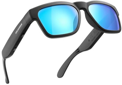 OhO sunshine Bluetooth Audio Sunglasses, Lightweight Open Ear Sport Glasses, 10H Playtime, UV400 ANSI Z87.1, Water Resistant with Voice Control