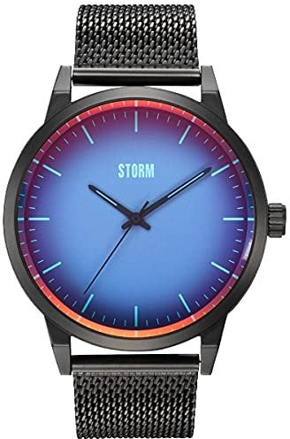 STORM Styro Slate Blue, London Herrenuhr, Edelstahlgehäuse, hochwertiges Mineralglas, Armbanduhr, 3 bar Wasserdicht