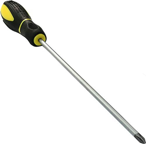 AERZETIX - Destornillador empotrado Cruciforme PH1 4x150mm para Tornillo - Punta Imán/Magnético - Mango Antideslizante Bi-Materia - Hoja de Acero/CR-V/-S2 - C45642