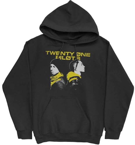 Twenty One Pilots Kapuzenpullover Back to Back Band Logo Nue offiziell Herren M