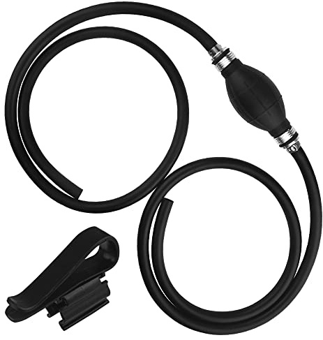 WMYCONGCONG Siphon Pumpe Manuelle Auto Benzin Kraftstoff Öl Gas Wasser Diesel Transfer Pumpe mit fester Klemme Schlauch Portable Hand Kraftstoff Auto Flüssigkeiten Transfer