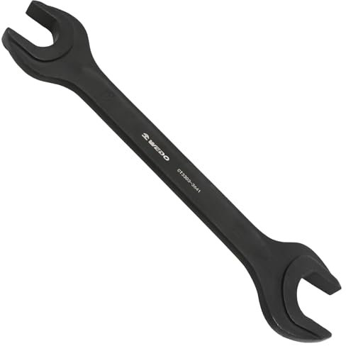 WEDO Offener Doppel-Maulschlüssel,Doppelmaulschlüssel,SW 27×30mm,Länge 280mm,offenes Ende-Schraubenschlüssel,Schraubenschlüssel,40 Chromstahl,DIN 894