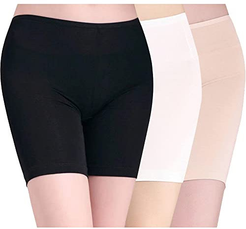 GEYIWSSXY Damen Unterhose Anti Chafing Shorts Unter Rock Kurz Hose Boxershorts Radlerhose Unterhose Hoher Bund Shorts Lange Unterwäsche Panties