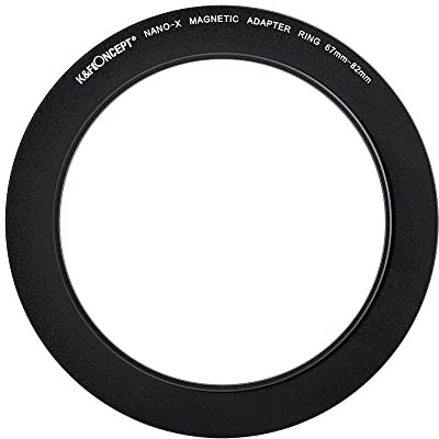 K&F Concept Step Up Ring magnetischer Filter-Adapterring 67mm-82mm (Nur kompatibel mit K&F Concept Magnetfiltern)