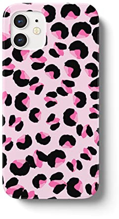 iCaseDesigner Animal Print Phone Case Compatible with iPhone 13 Pro Max. 11. Pink Leopard