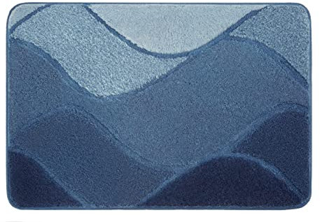 Kleine Wolke Badteppich Fiona, Farbe: Iceblue, Material: 100% Polyacryl, Größe: 55x 65 cm