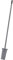 Sealey Long Handled Fencing Spade 1200mm - SFS01, Black,Grey