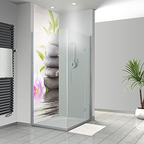 WANDFREUDE individuelle Duschrückwand Aluverbundplatte auf Maß (1 Stück - Spasteine - Seidenmatt) – Dusche Wandverkleidung Duschwandverkleidung Duschrückwände