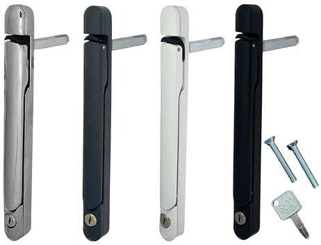 Verselo Low Profile Window Handle for Blinds (White, 50mm)