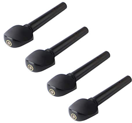 4 Pièces Chevilles d'accordage d'alto 7,2 Cm Cheville d'accordage de Violon, Chevilles d'accordage d'alto / 2,8 Pouces Jeu de Chevilles d'accordage d'alto en ébène pour