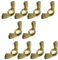 M3 Solid Brass Wing Nuts DIN315 (Pack of 10)