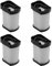WANGCL 4-teiliger kabelloser Handstaubsaugerfilter, kompatibel mit Shark WV270 WV270UK WV273UKT WandVac 2.0