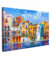 MuchoWow© Wandbilder 90x60 cm Wohnzimmer Wanddeko Schlafzimmer Zimmerdeko Wandgemälde Zimmer Deko auf Wand Dekoration Wall Art Architektur - Graben - Kunst - Modern
