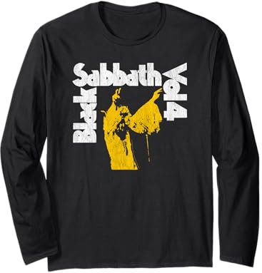 Official Black Sabbath Vol 4 Album Logo Long Sleeve T-Shirt
