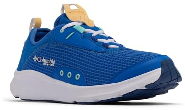 Columbia Mens PFG Castback Non Slip Boat Shoe, Vivid Blue/Cocoa Butter, 14