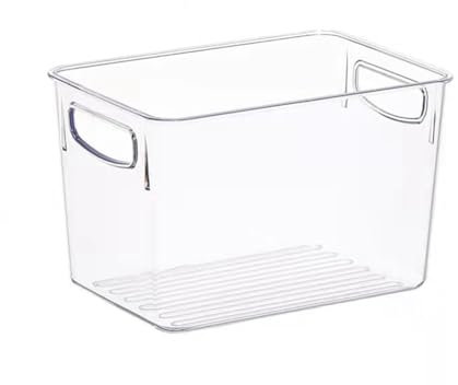 HUPYOMLER Contenitori portaoggetti in plastica, perfetti per organizzare la cucina, per frigoriferi, armadietti