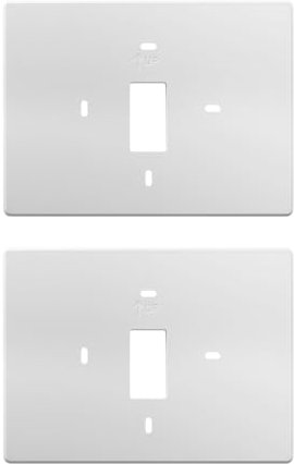 Thermostats Wall Plate T119 Fits for PRO1 IAQ Thermostats, Universal Thermostat Wall Plate White 2 Pack