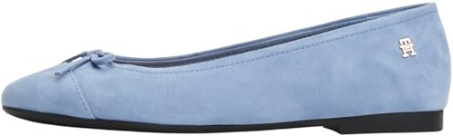 Tommy Hilfiger Donna Ballerine Toe cap in Pelle Scamosciata