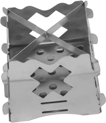 Gralara Mini-Camping-Feuerstelle, einfach zu montierender BBQ-Grillofen, Lagerfeuer-Feuerstelle zum Wandern