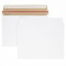LOGIC PACK Wellpappe Versandtaschen B4 Weiß 250 x 350 mm – Selbstklebende und Stabile Karton Umschläge für A4 Dokumente, Bücher, Kleidung & Warensendungen - 50 Stück