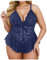 LDZYXY Offerta Lampo del Giorno Body Sexydonna Lingerie Canotta Donna Curvy in Cotone O Viscosa Intimo Hard Oggetti Mutande Trasparente (A4-Marina Militare, 4XL)
