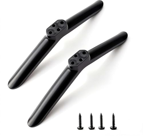 aiyraa Universal TV Stand Base Pedestal Feet for Samsung, LG TV, Table Desk Stand/Mount with Screws, Compatible with TCL Roku/LG/Hisense/Sharp 40-43 Inch TVs