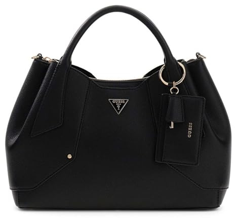 GUESS Handtasche Umhängetasche Darcy Girlfriend Satchel Black schwarz