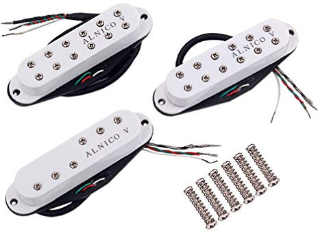 SUPVOX 3 Stück Gitarren-Tonabnehmer Humbucker Single Coil Mini Alnico Gitarre SSS Gitarre V Gitarre Teile für Bass Musik Instrument
