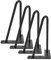 Ejoyous 4Pcs Pieds de Table en Métal, Pieds en épingle à Cheveux Pieds de Meuble Industriel Pieds en épingle à Cheveux pour Table Basse/Table de Salle à Manger/Cabinet/Wardrobe (8inch)