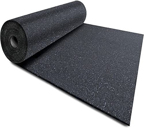 Floordirekt Antivibrationsmatte - Unterlage für Waschmaschine, Lautsprecher Kühlschrank Gummimatte Bautenschutzmatte Gummigranulatmatte Antirutschmatte bis 10 m Länge (Stärke: 1,97 cm, 62,5 x 900 cm)