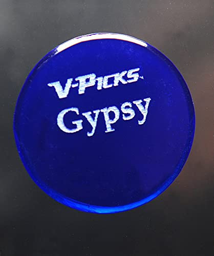 V-Picks™ »GYPSY - JAZZ GUITAR PICK« Plektren für Jazz-Gitarre - 1.5mm - Farbe: Sapphire Blue