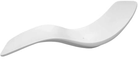 Sined Antares Luxuriöse Chaiselongue aus Fiberglas Ideal für die Intensive Nutzung im Freien, Weiß